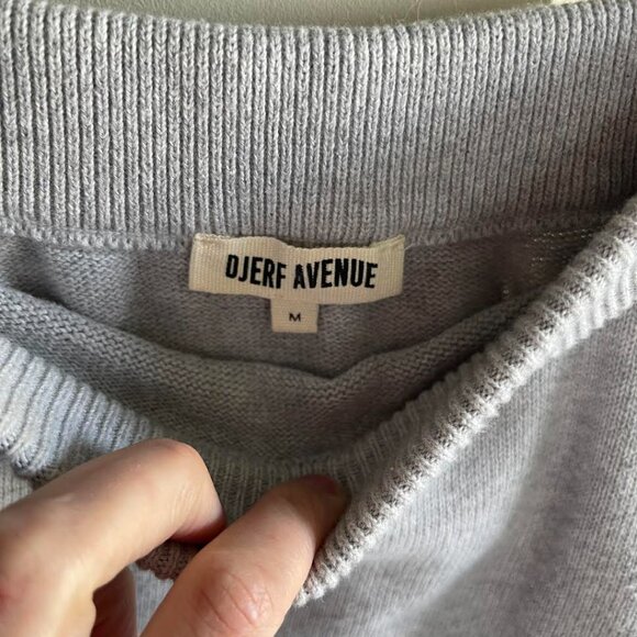 Djerf Avenue Knitted Mini Skirt Grey Melange, Medium - Picture 2 of 5